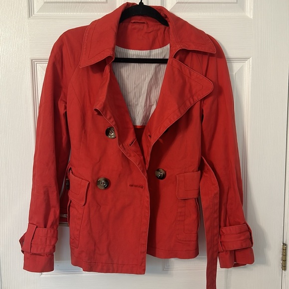 Women’s red spring/autumn jacket - Picture 2 of 3